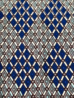 Vlisco Wax Hollandais Fabric - Authentic Dutch Cotton, 6 Yards